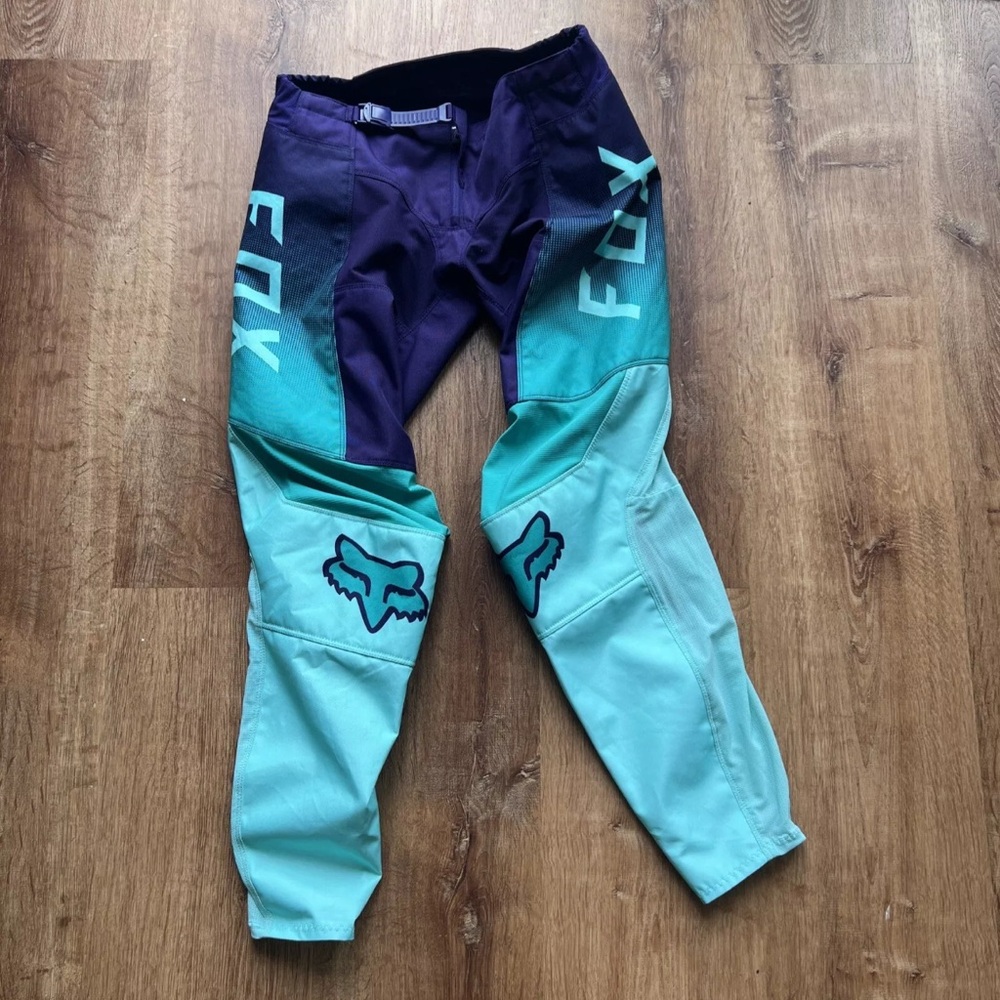 Fox Racing 180 Voke Pants Aqua Size 6 Women MX/ATV/BMX Motocross